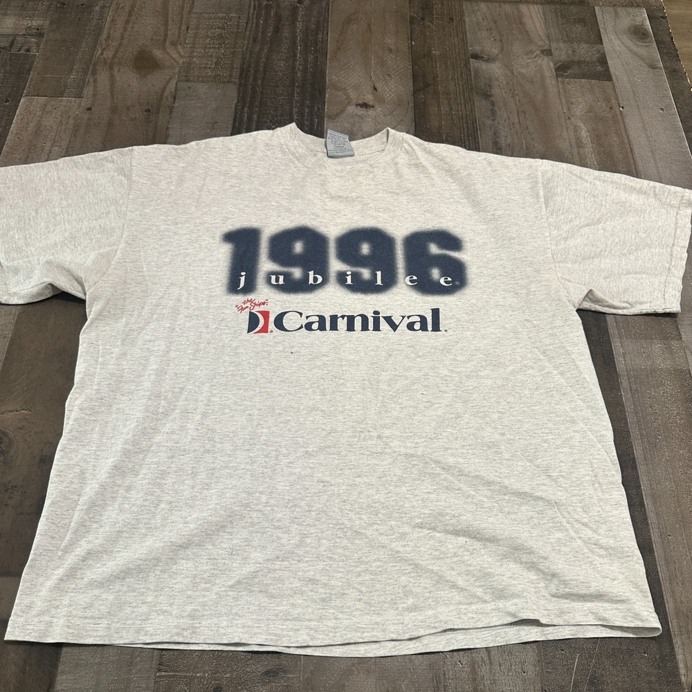 Vintage 90s Jubilee Carnival Cruise 1996 T-Shirt  2XL XXL